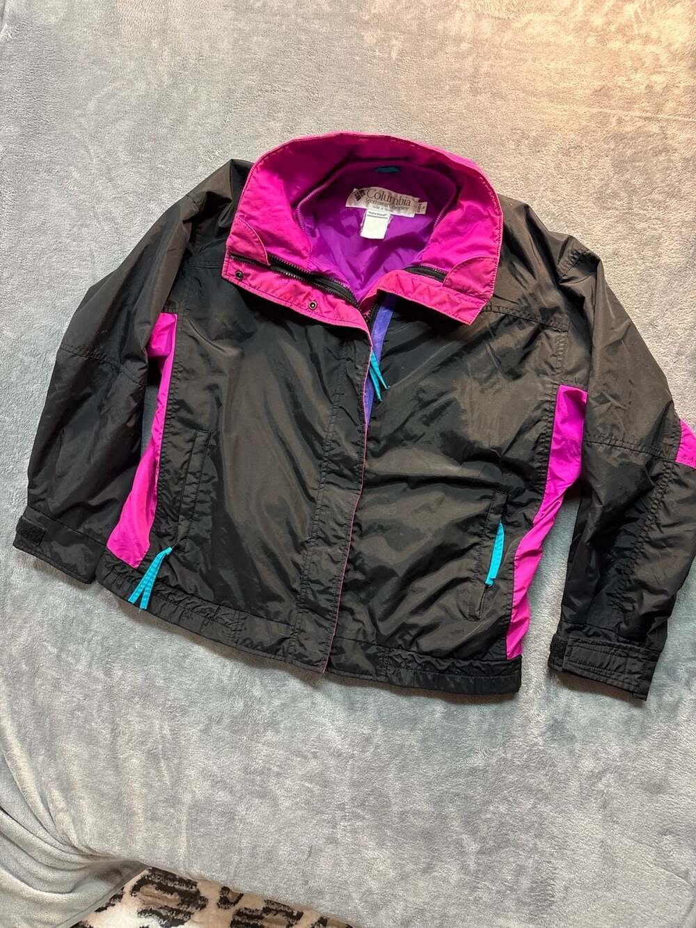 Vintage Columbia bugaboo 90’s colorful lady’s jacket